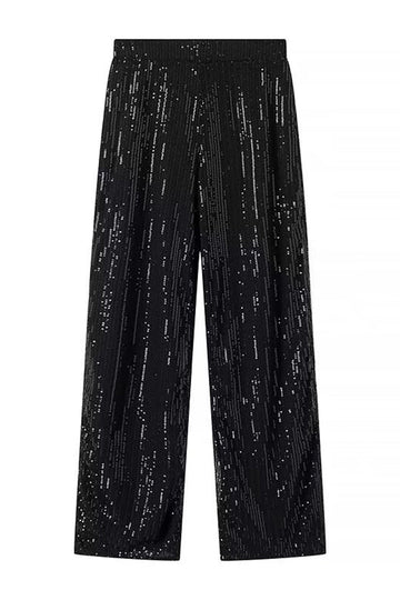 Sort glitrende pailletter 2 stk kvinder dragter